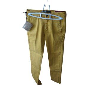 Barba Napoli- Women’s Jomud collection yellow casual pants-size 27-NWT